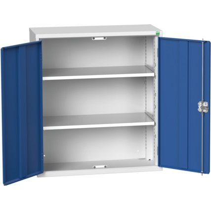 Verso Storage Cabinet, 2 Doors, Blue, 1000 x 800 x 350mm