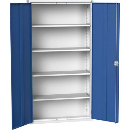 Verso Storage Cabinet, 2 Doors, Blue, 2000 x 1050 x 350mm