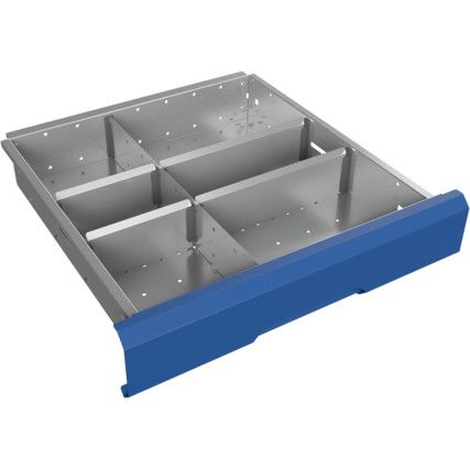 verso, Divider Kit, Steel, Galvanised, 525x550x100mm, 3 Compartments