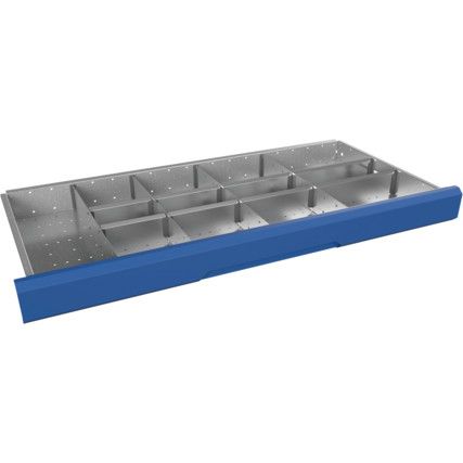 verso, Divider Kit, Steel, Galvanised, 1050x550x100mm, 13 Compartments