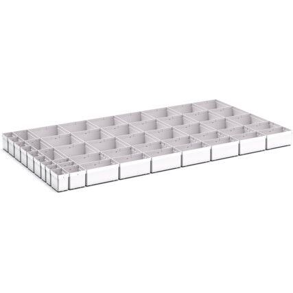 Draw Dividers For Use With 1300 x 750 x 100mm Drawer, 50 Compartments