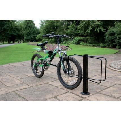 Bike Rack, Steel, Black, 570 x 120 x 560mm, 2 Bike Capacity