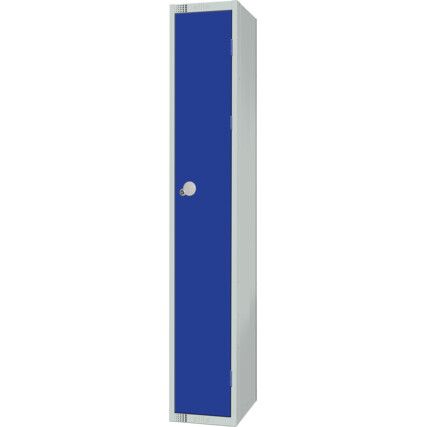 Compartment Locker, Single Door, Blue, 1800 x 300 x 450mm