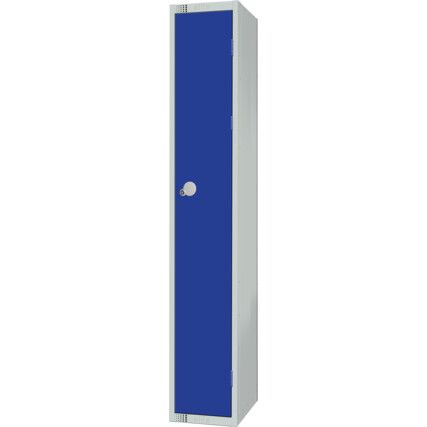 Compartment Locker, Single Door, Blue, 1800 x 450 x 450mm