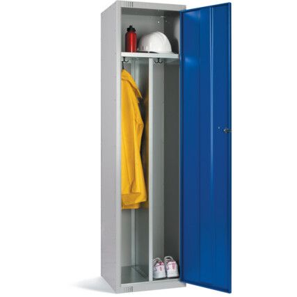 Clean and Dirty Lockers, Single Door, Blue, 1800 x 450 x 450mm
