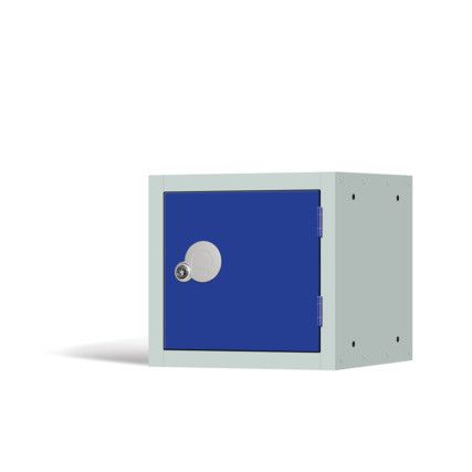Cube Locker, Single Door, Blue, 300 x 300 x 300mm