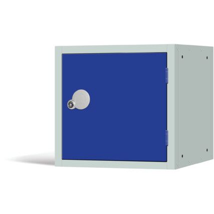 Cube Locker, Single Door, Blue, 380 x 380 x 380mm