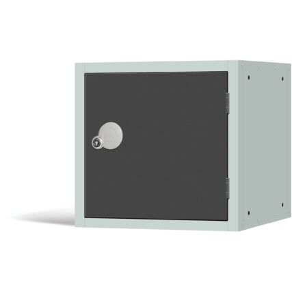 Cube Locker, Single Door, Dark Grey, 380 x 380 x 380mm
