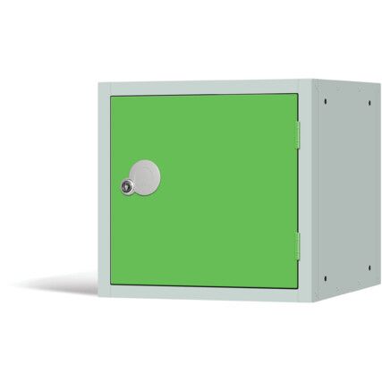 Cube Locker, Single Door, Green, 380 x 380 x 380mm