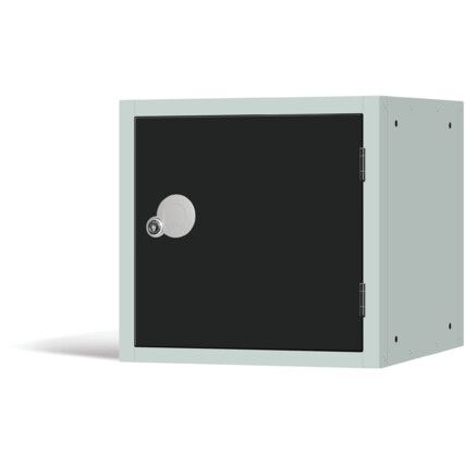 Cube Locker, Single Door, Black, 380 x 380 x 380mm