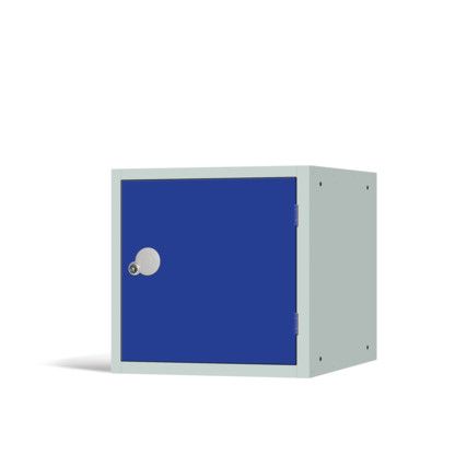Cube Locker, Single Door, Blue, 450 x 450 x 450mm
