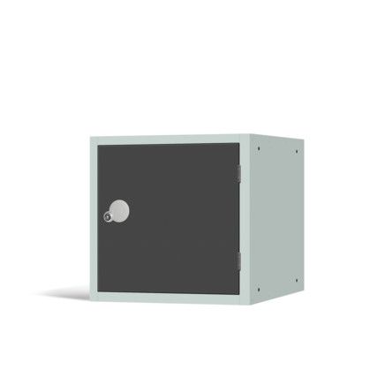 Cube Locker, Single Door, Dark Grey, 450 x 450 x 450mm