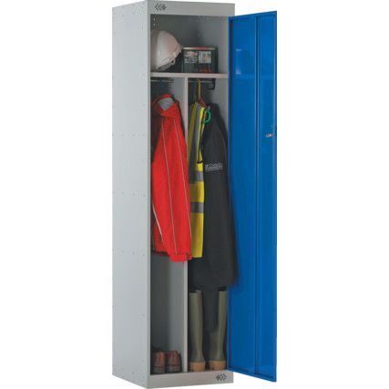 Clean and Dirty Lockers, Single Door, Blue, 1880 x 450 x 450mm