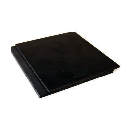 600mm x 600mm x 3mm PVC Foam Sheet Black - 1 Pce