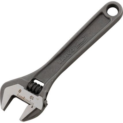 Adjustable Spanner, Alloy Steel, 4in./110mm Length, 13mm Jaw Capacity