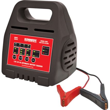 12V/6V 4A INTELLIGENT AUTOMATIC BATTERY CHARGER 