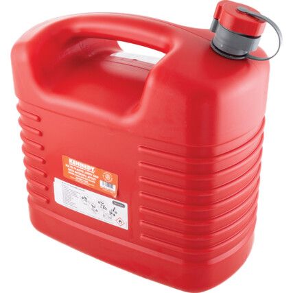 5LTR PLASTIC JERRY CAN WITH INTERNAL SPOUT