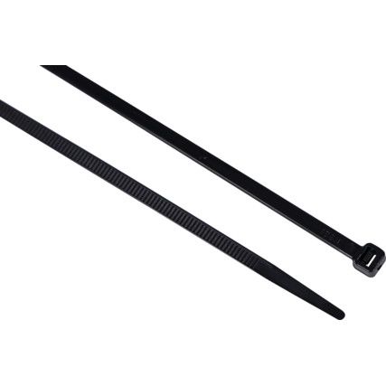 Cable Ties, Black, 4.8x300mm (Pk-100)