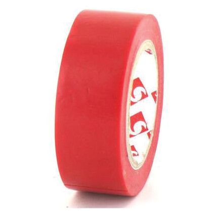 2702 Electrical Tape, PVC, Red, 75mm x 33m, Pack of 1