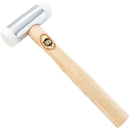 Nylon Hammer, 570g, Wood Shaft, Replaceable Head