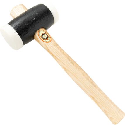 Nylon Hammer, 2200g, Wood Shaft, Replaceable Head