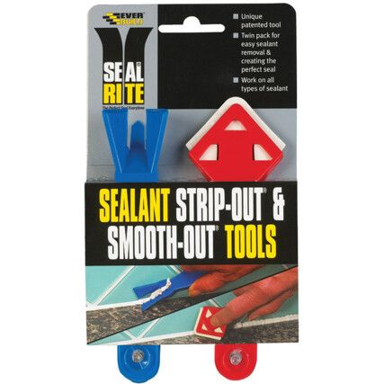 Sealant Strip-Out and Smooth-Out Tool Twin Pack