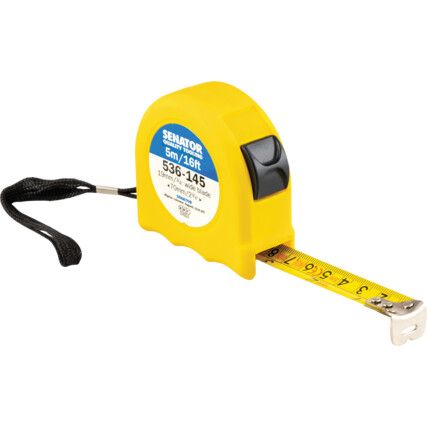 LTH005, 5m / 16ft, High-Visibility Tape, Metric and Imperial, Class II