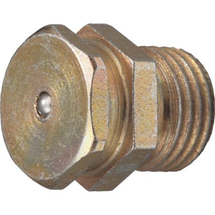 Hydraulic Nipple, Straight, 1/8" BSP(T), Steel