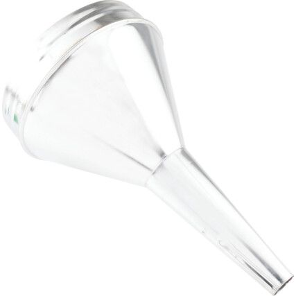 Funnel, 150mm, Tin-Plated, Straight Rigid Spout