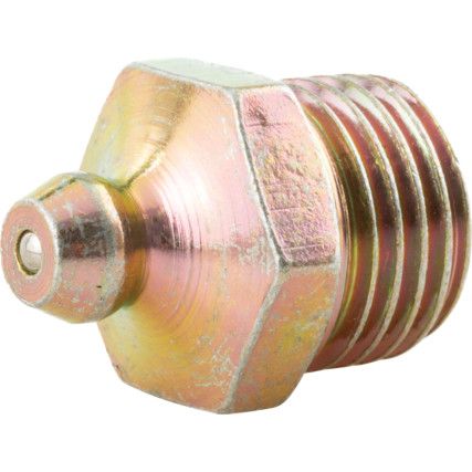 Hydraulic Nipple, Straight, 1/4"x19 BSP(T), Steel