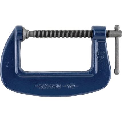 3in./75mm G-Clamp, Steel Jaw, T-Bar Handle