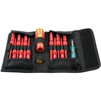 INSULATED INTERCHANGEABLE SCREWDRIVER SET 14PC