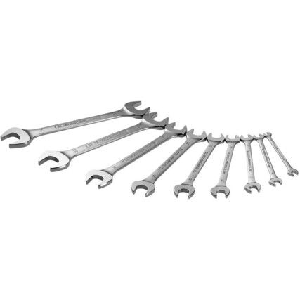 44.JE8 SET OF 8 OPEN END WRENCHES, METRIC