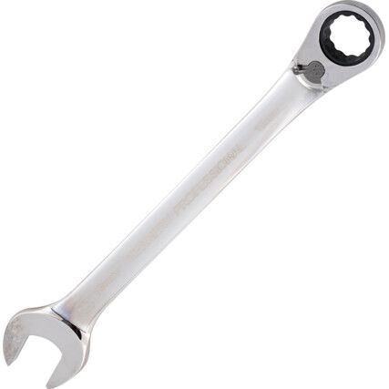 Single End, Ratcheting Combination Spanner, 19mm, Metric