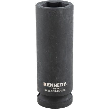 18mm Deep Impact Socket, 1/2in. Square Drive