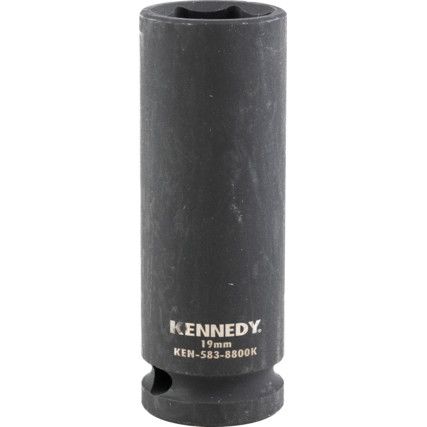 19mm Deep Impact Socket, 1/2in. Square Drive