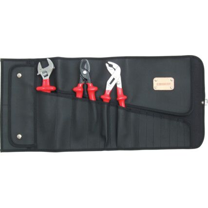 Tool Roll, PVC, Black, 12 Pockets, 750 x 310mm