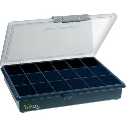 Assorters Box, Compartments 18, (L) 240mm x (W) 195mm x (H) 43mm