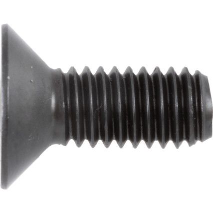 M6 Hex Socket Countersunk Screw, Steel, Material Grade 10.9, 15mm, DIN 7991