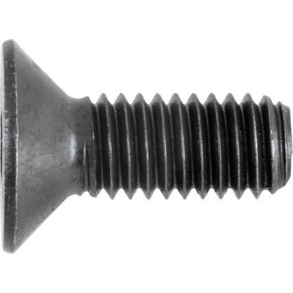 M6 Hex Socket Countersunk Screw, Steel, Material Grade 10.9, 16mm, DIN 7991