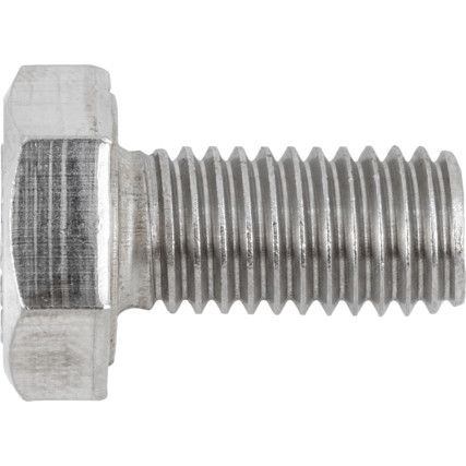 Hex Head Set Screw, M10x20, A2 Stainless, Material Grade 70