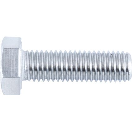 Hex Head Set Screw, M12x40, A2 Stainless, Material Grade 70