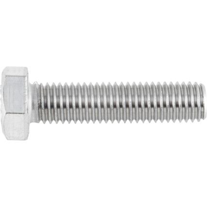 Hex Head Set Screw, M12x50, A2 Stainless, Material Grade 70