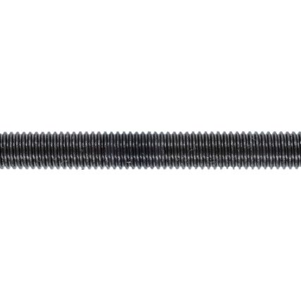 Threaded Rod, High Tensile Studding, Steel, 10.9, Plain, M8 x 1000mm