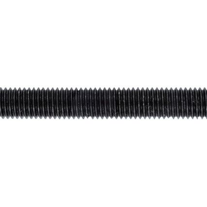 Threaded Rod, High Tensile Studding, Steel, 10.9, Plain, M12 x 1000mm