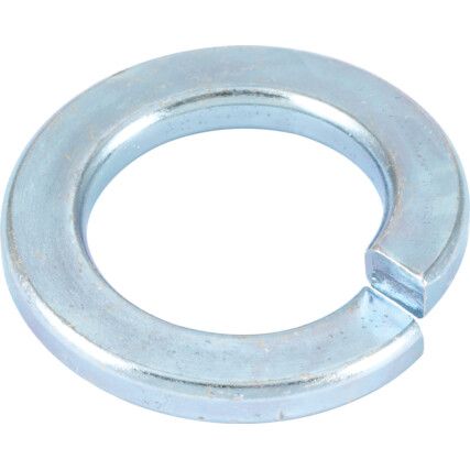M20 RECT' SINGLE COIL SPRING WASHER - BZP DIN 127B
