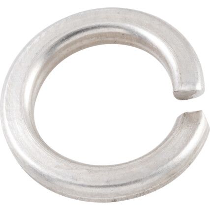 M8 Spring Washer, A4 Stainless Steel, 12.7mm Diameter, Thickness 2mm, Bore 8.1mm