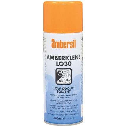Amberklene L030,Low Odour Degreaser, Solvent Based, Aerosol, 400ml