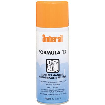 Formula 12 , Non-Silicone , Semi-Permanent Release Agent , Aerosol , 400ml