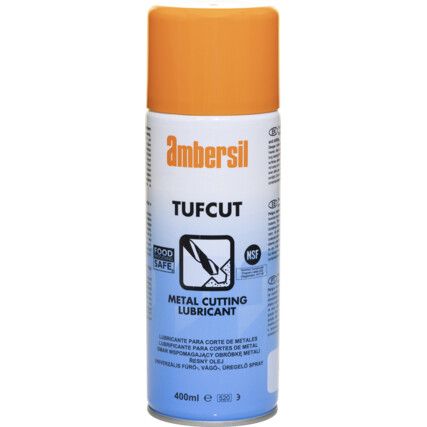 Tufcut, Metal Cutting Lubricant, Aerosol, 400ml, Spray